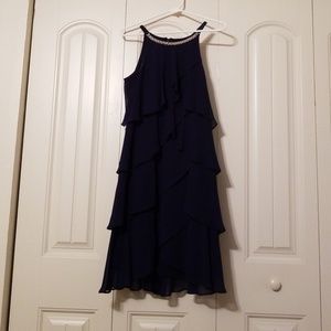 Navy cocktail dress